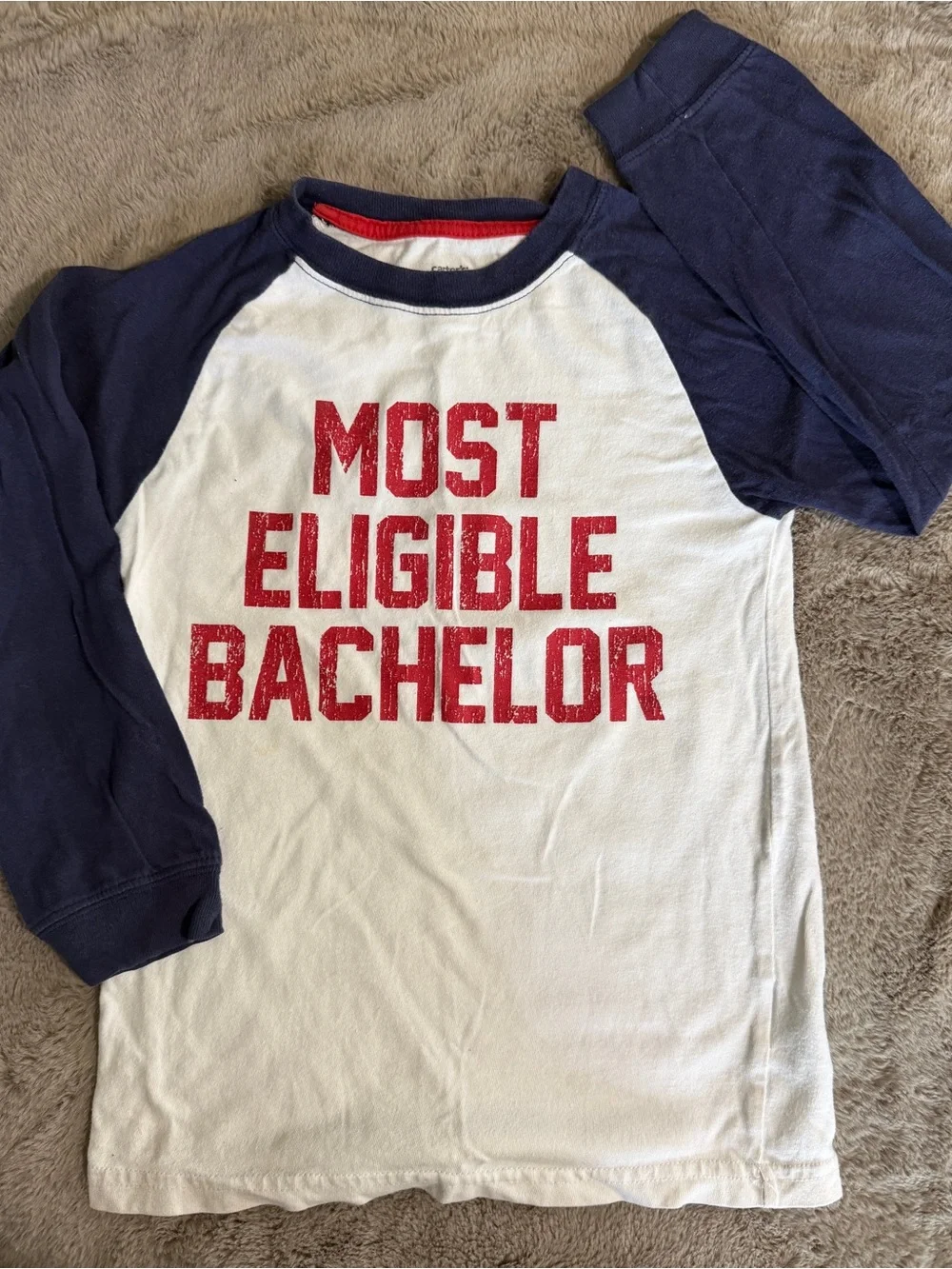 Kids Lot: Red & Navy Casual Tops and Pants firefighter theme